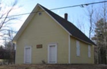 The Meeting House in Freedom Maine after restoration